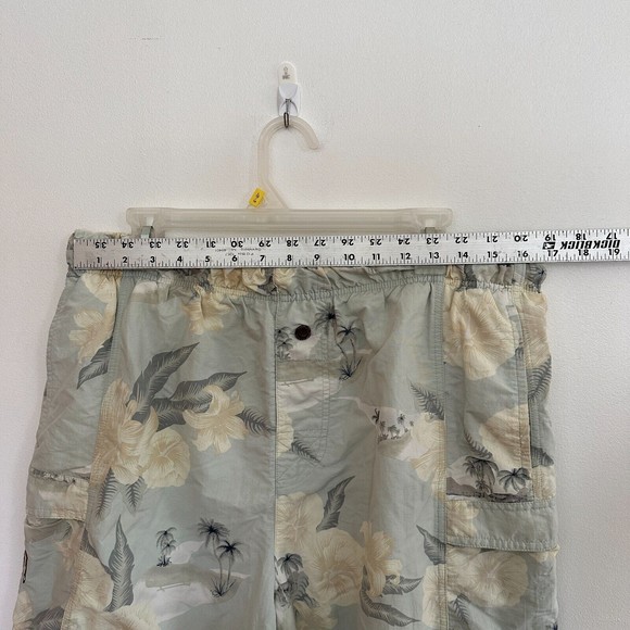 Tommy Bahama Men's Swim Trunks Lined Size Large Tropical Floral - Picture 4 of 13